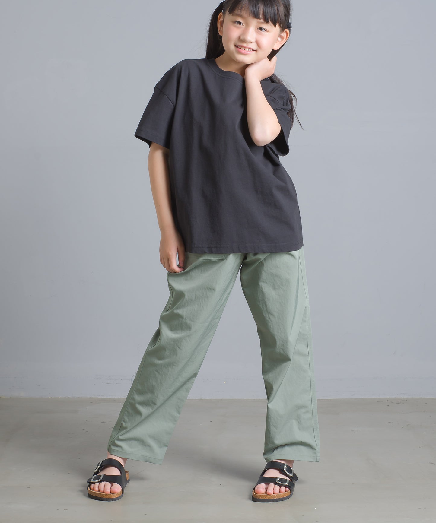 【OMNES Another Edition】キッズ 高密度ツイルベイカーパンツ【7121-2073】