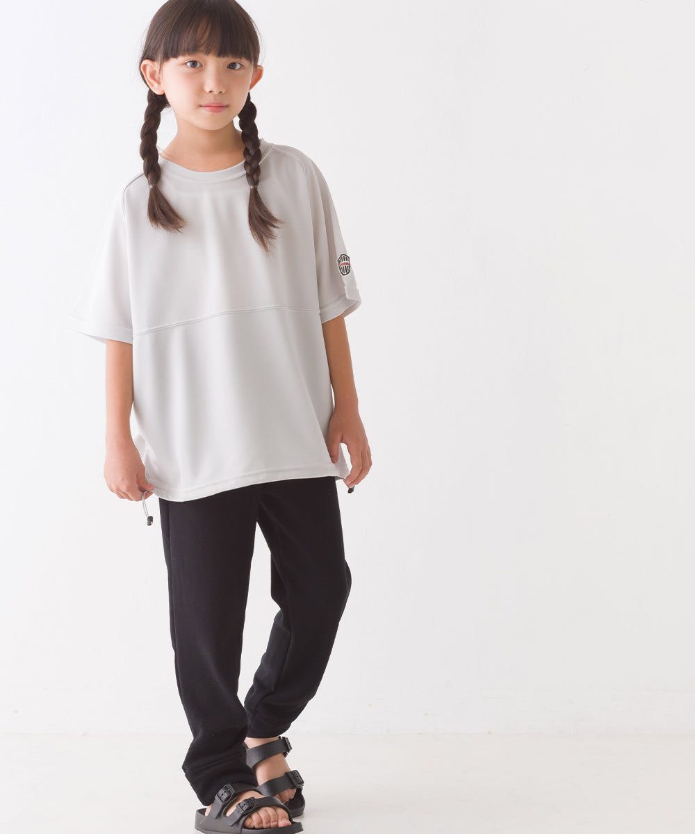 【OMNES】キッズ ストレッチ裏シャギー起毛ロングパンツ【7121-2087】