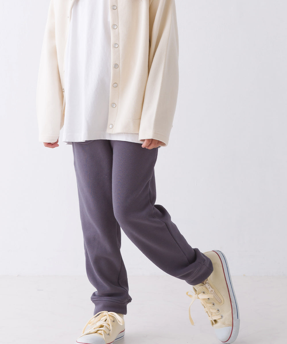 【OMNES】キッズ ストレッチ裏シャギー起毛ロングパンツ【7121-2087】