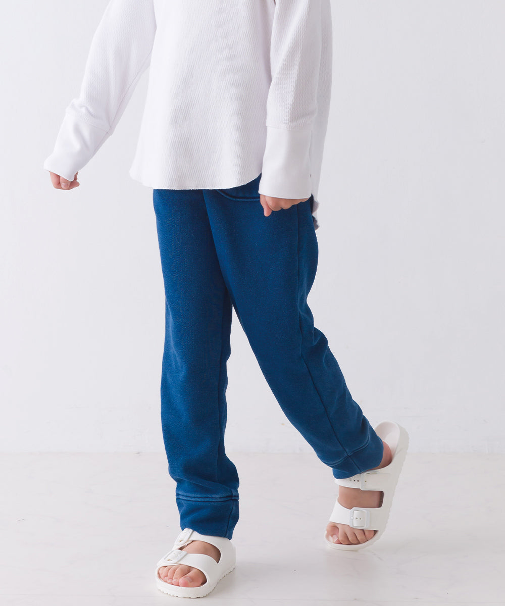 【OMNES】キッズ ストレッチ裏シャギー起毛ロングパンツ【7121-2087】