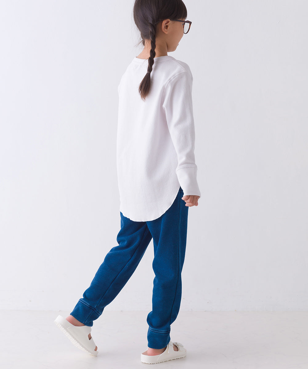 【OMNES】キッズ ストレッチ裏シャギー起毛ロングパンツ【7121-2087】