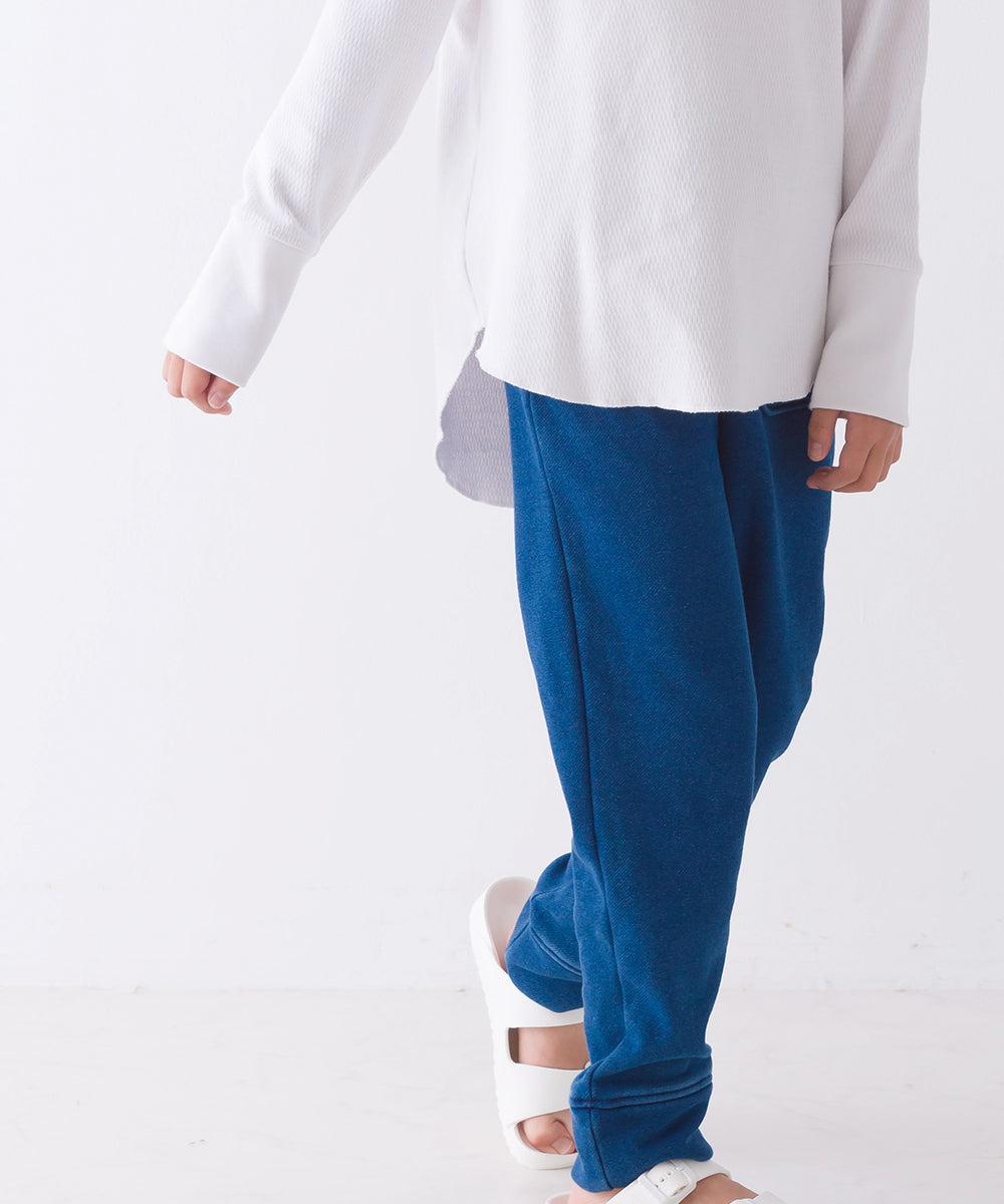 【OMNES】キッズ ストレッチ裏シャギー起毛ロングパンツ【7121-2087】