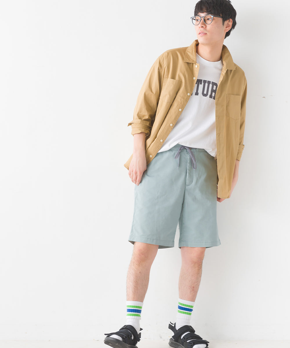 【OMNES Another Edition】メンズ 製品洗いタイプライターワークシャツ【7121-4056】