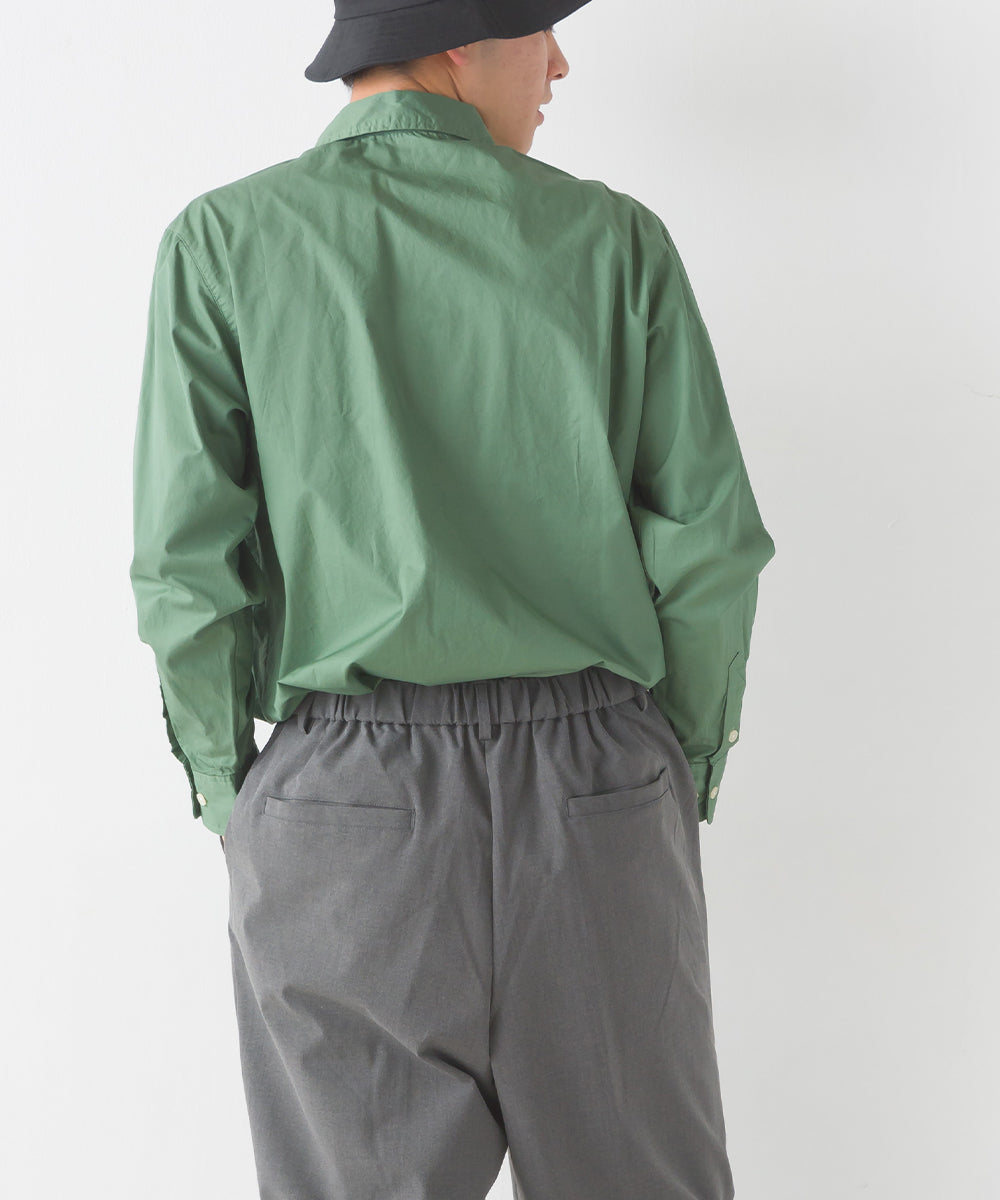 【OMNES Another Edition】メンズ 製品洗いタイプライターワークシャツ【7121-4056】