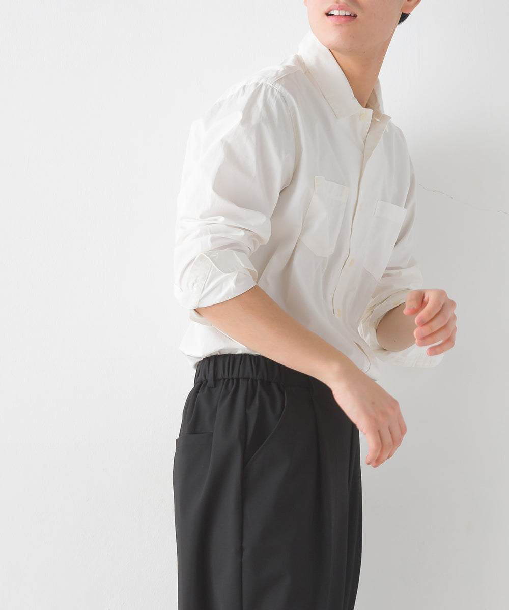 【OMNES Another Edition】メンズ 製品洗いタイプライターワークシャツ【7121-4056】