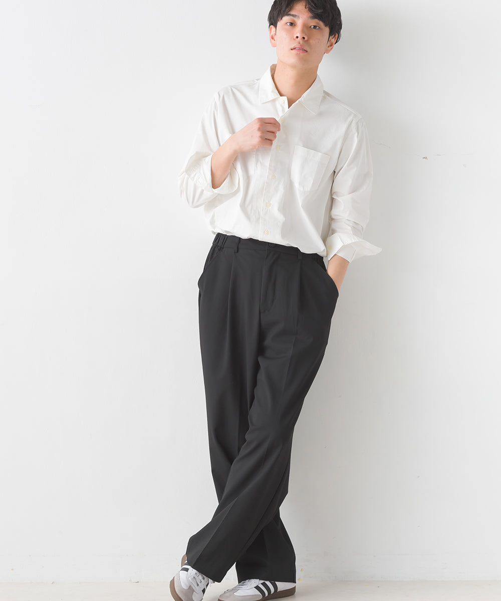 【OMNES Another Edition】メンズ 製品洗いタイプライターワークシャツ【7121-4056】