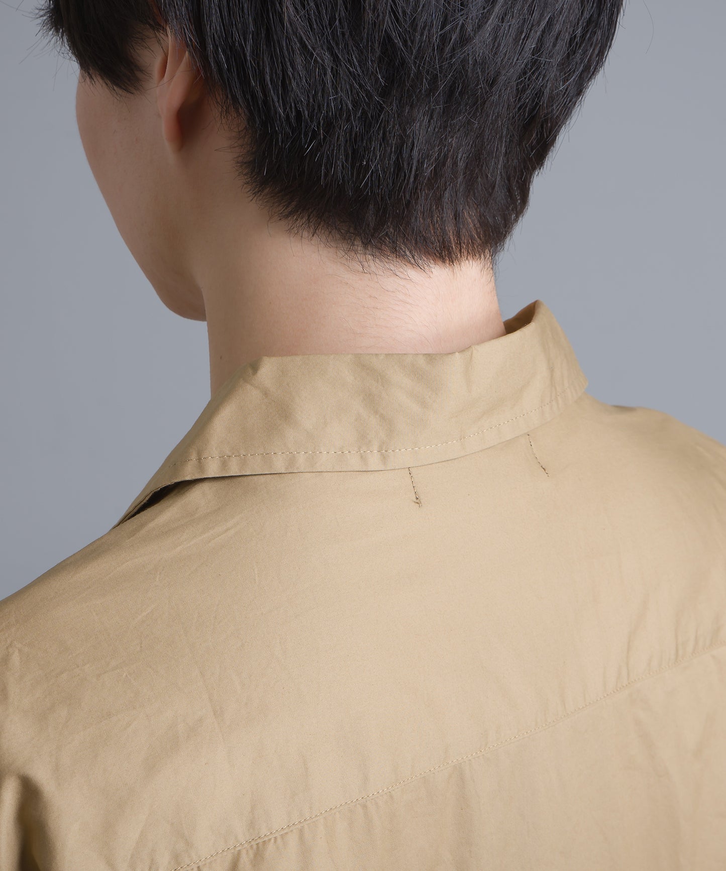 【OMNES Another Edition】メンズ 製品洗いタイプライターオープンカラー半袖シャツ【7121-4066】