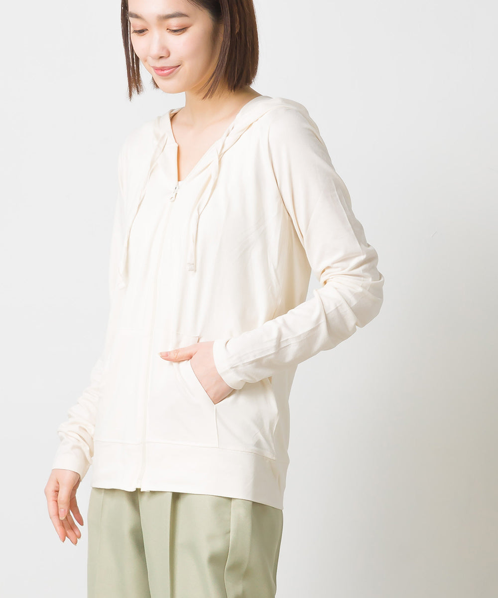 【OMNES】UVカット&ドライ加工 ジップパーカー【7121-5142】