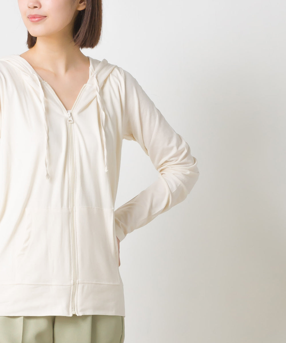 【OMNES】UVカット&ドライ加工 ジップパーカー【7121-5142】