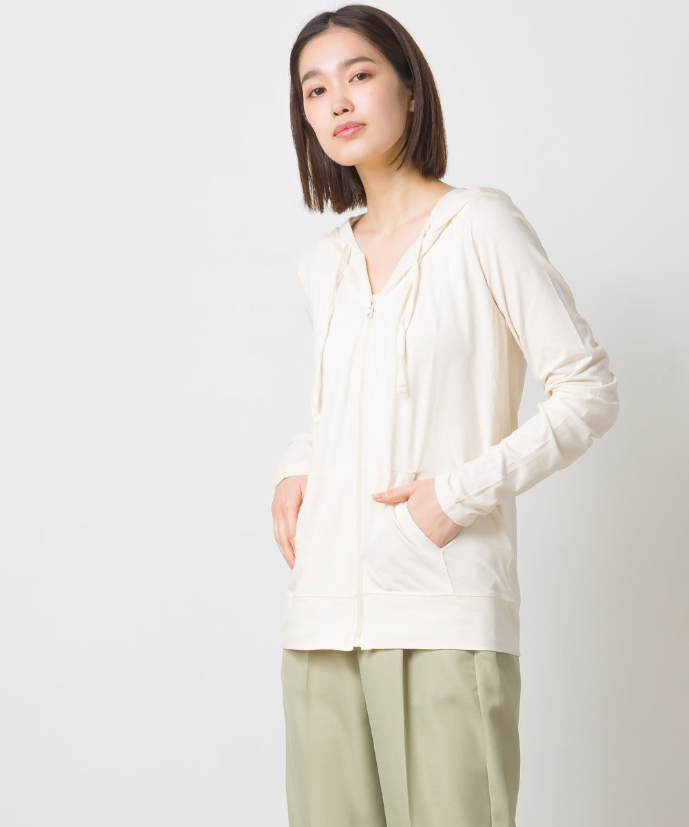 【OMNES】UVカット&ドライ加工 ジップパーカー【7121-5142】