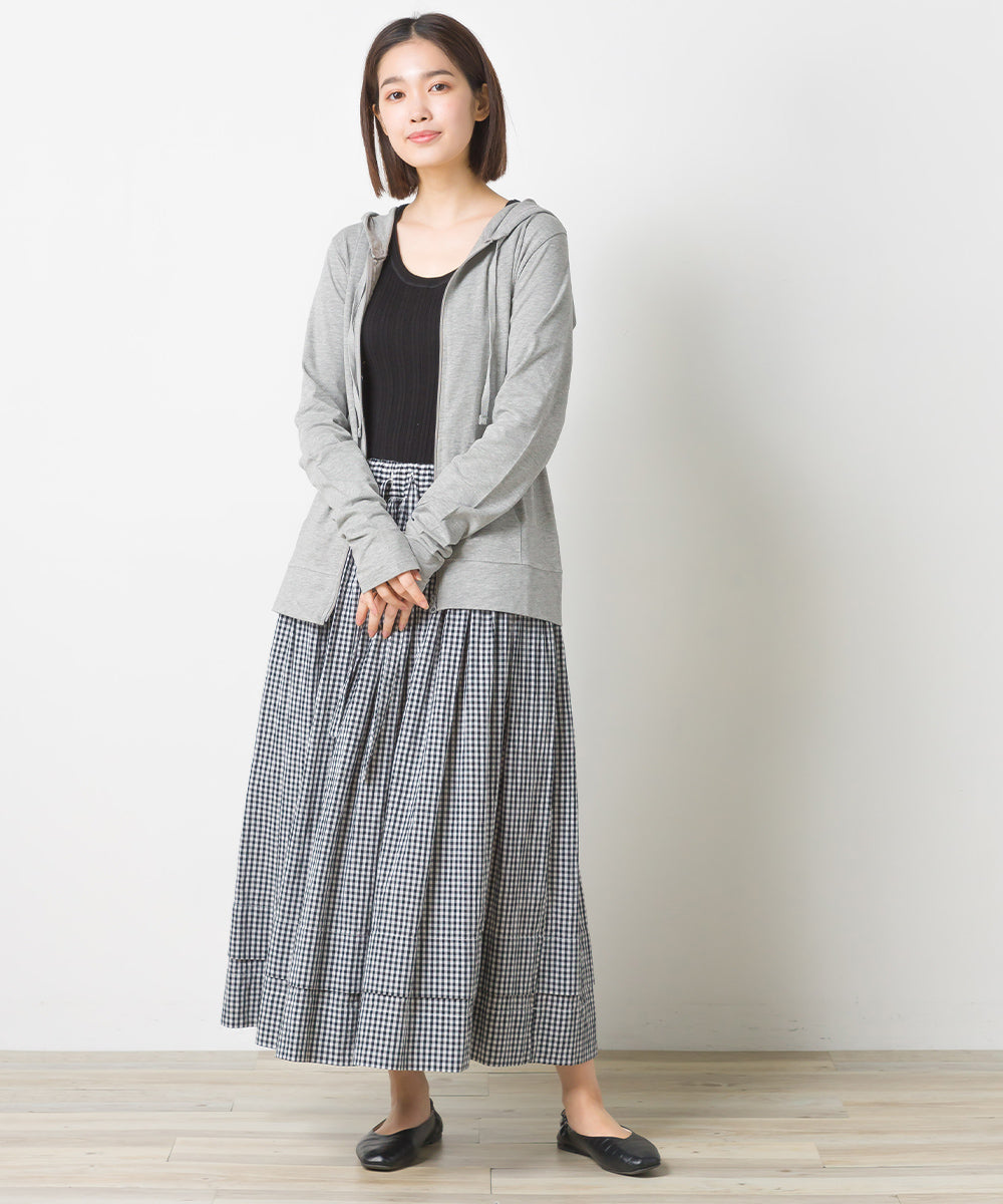 【OMNES】UVカット&ドライ加工 ジップパーカー【7121-5142】