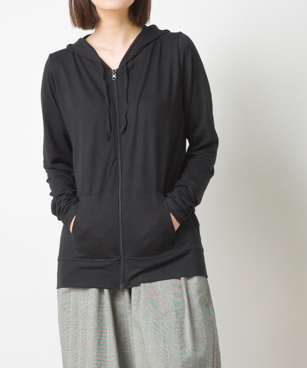 【OMNES】UVカット&ドライ加工 ジップパーカー【7121-5142】