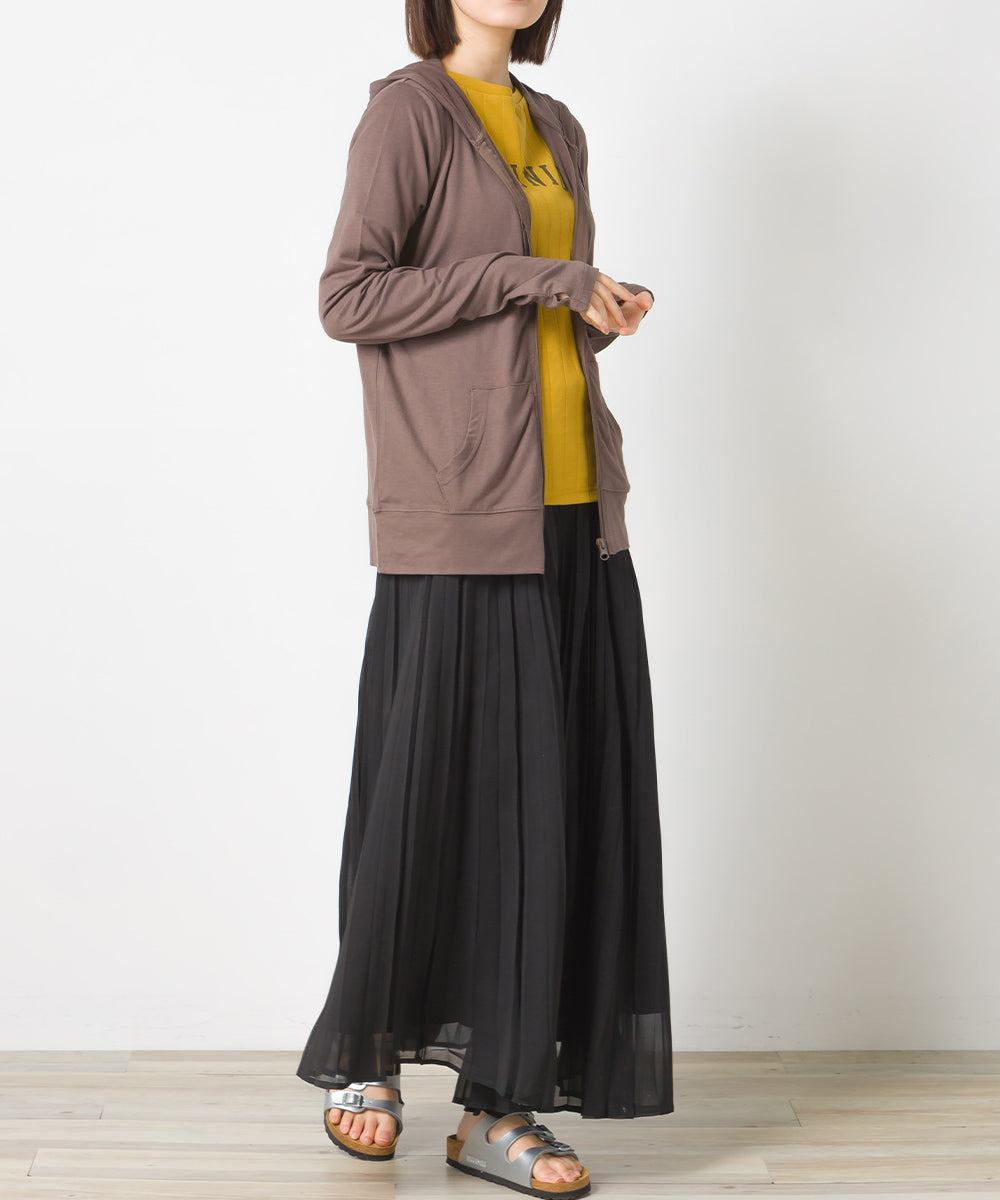 【OMNES】UVカット&ドライ加工 ジップパーカー【7121-5142】