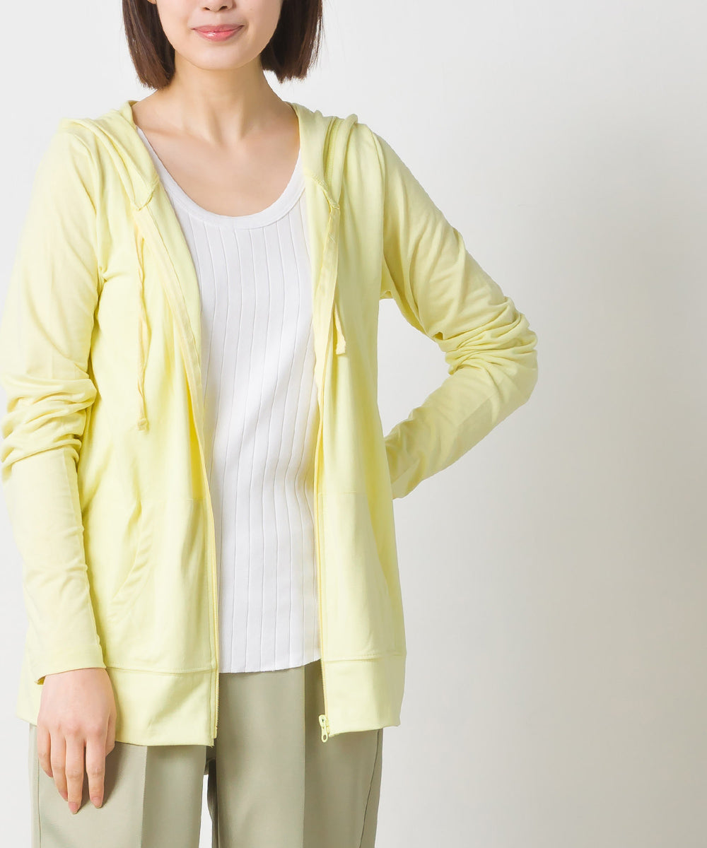 【OMNES】UVカット&ドライ加工 ジップパーカー【7121-5142】