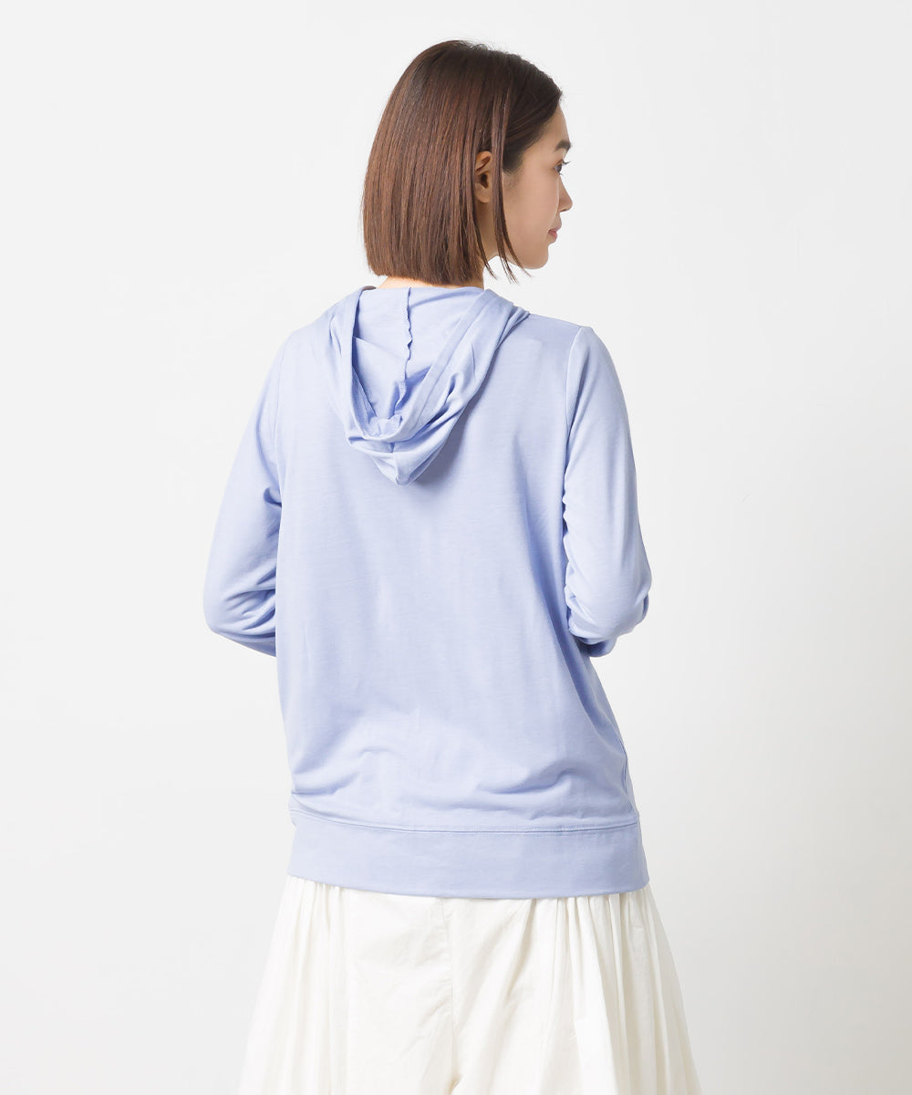 【OMNES】UVカット&ドライ加工 ジップパーカー【7121-5142】