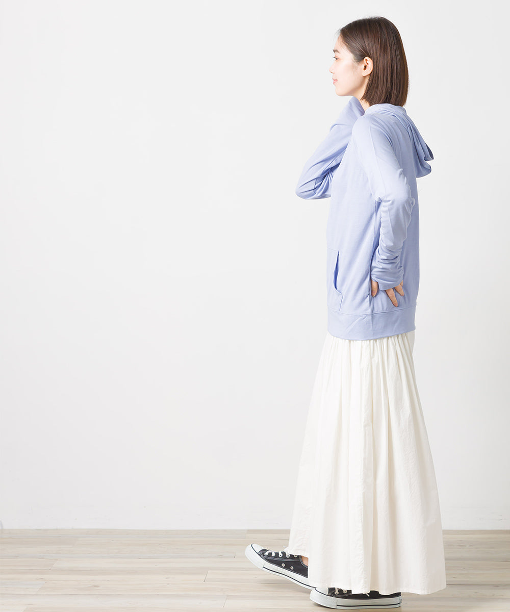 【OMNES】UVカット&ドライ加工 ジップパーカー【7121-5142】