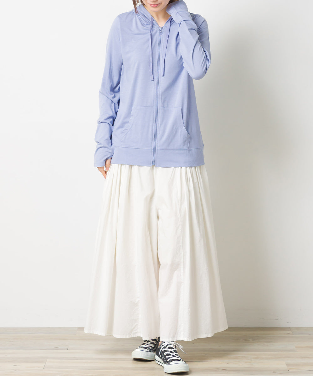 【OMNES】UVカット&ドライ加工 ジップパーカー【7121-5142】