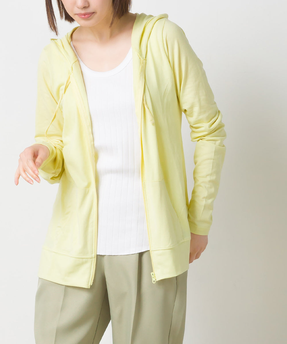 【OMNES】UVカット&ドライ加工 ジップパーカー【7121-5142】