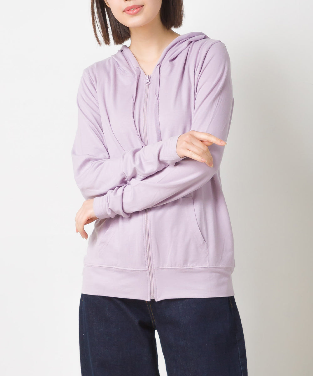 【OMNES】UVカット&ドライ加工 ジップパーカー【7121-5142】