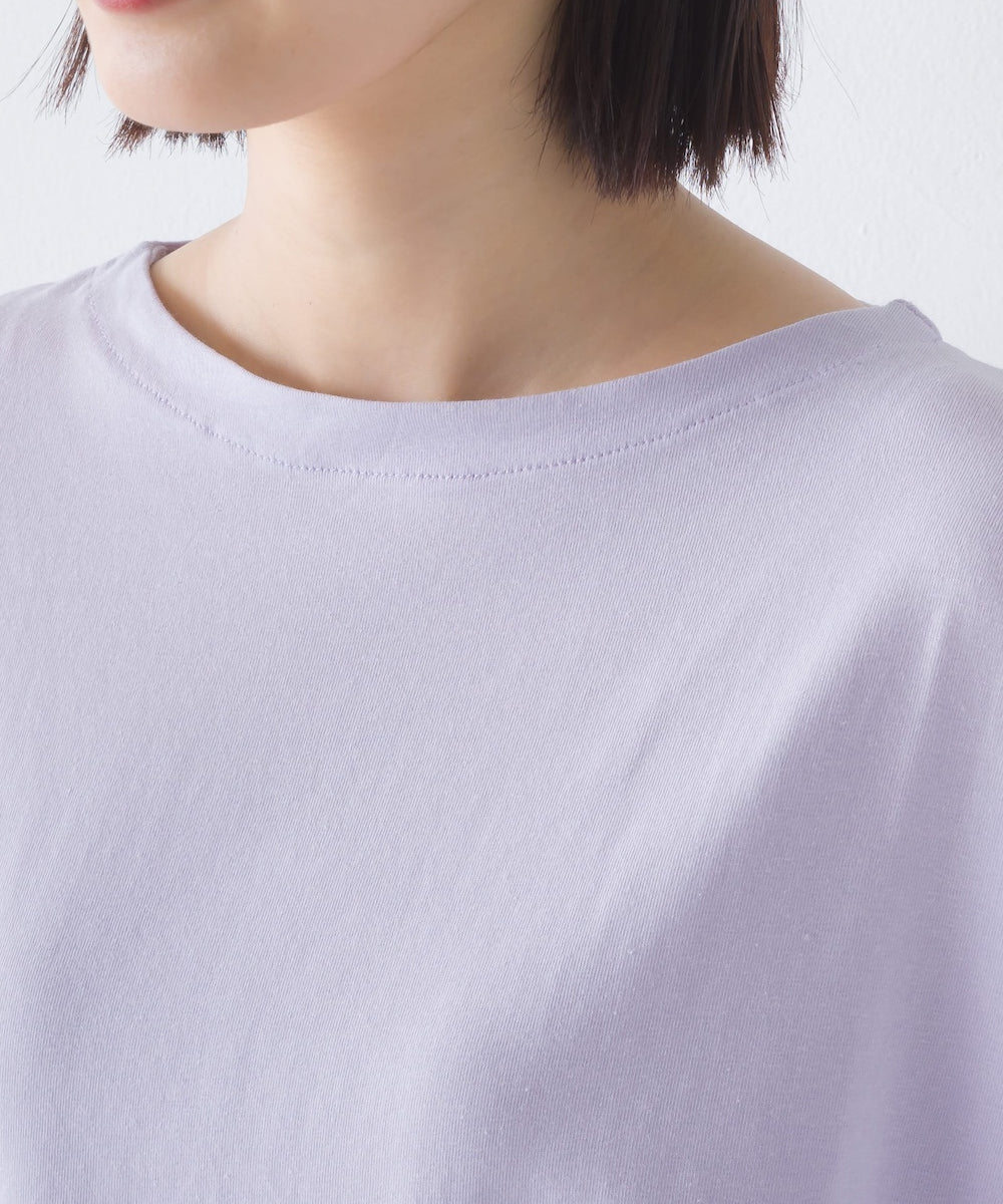 【OMNES】コットンベア天 ドロップショルダープルオーバー【7121-5143】