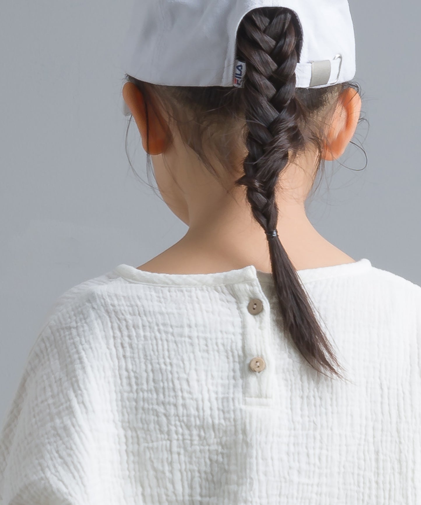 【OMNES Another Edition】キッズ ダブルガーゼ ポケット付き長袖プルオーバー【7121-5165】