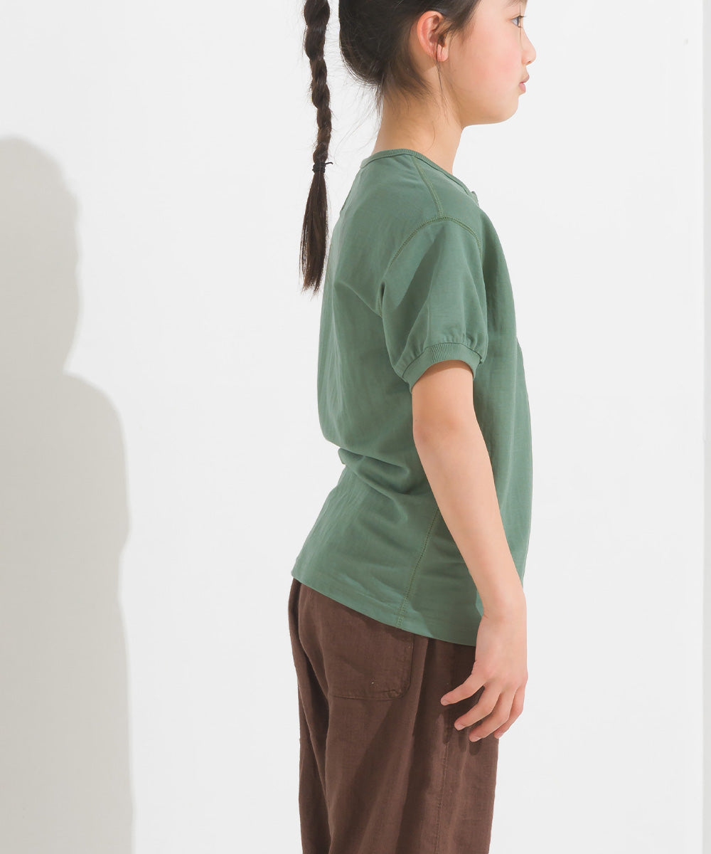 【OMNES Another Edition】キッズ 接触冷感レーヨンナイロンヘンリーネックTシャツ【7121-5191】
