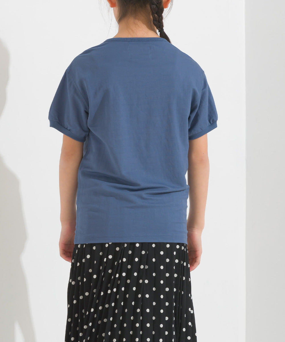 【OMNES Another Edition】キッズ 接触冷感レーヨンナイロンヘンリーネックTシャツ【7121-5191】