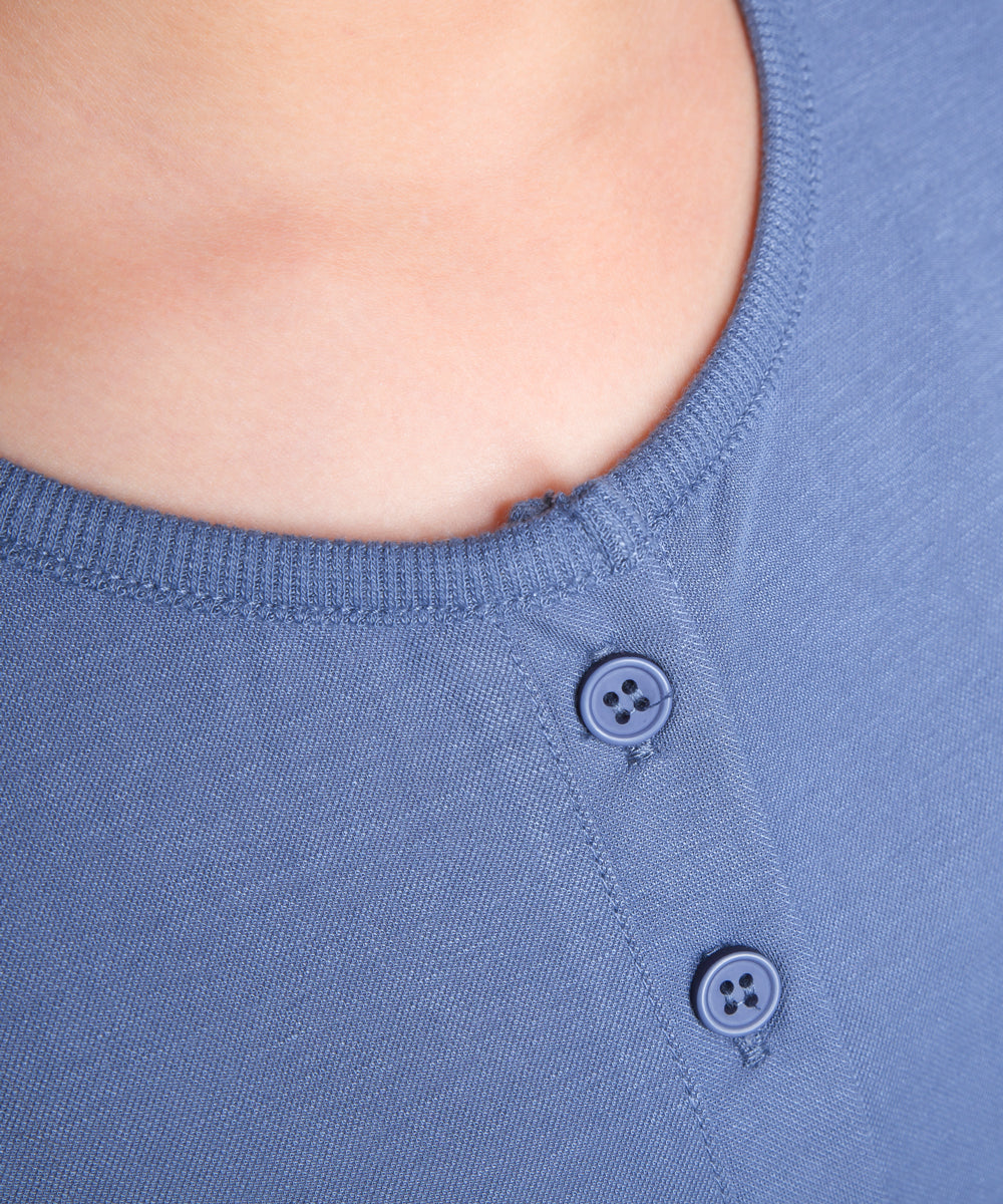 【OMNES Another Edition】キッズ 接触冷感レーヨンナイロンヘンリーネックTシャツ【7121-5191】