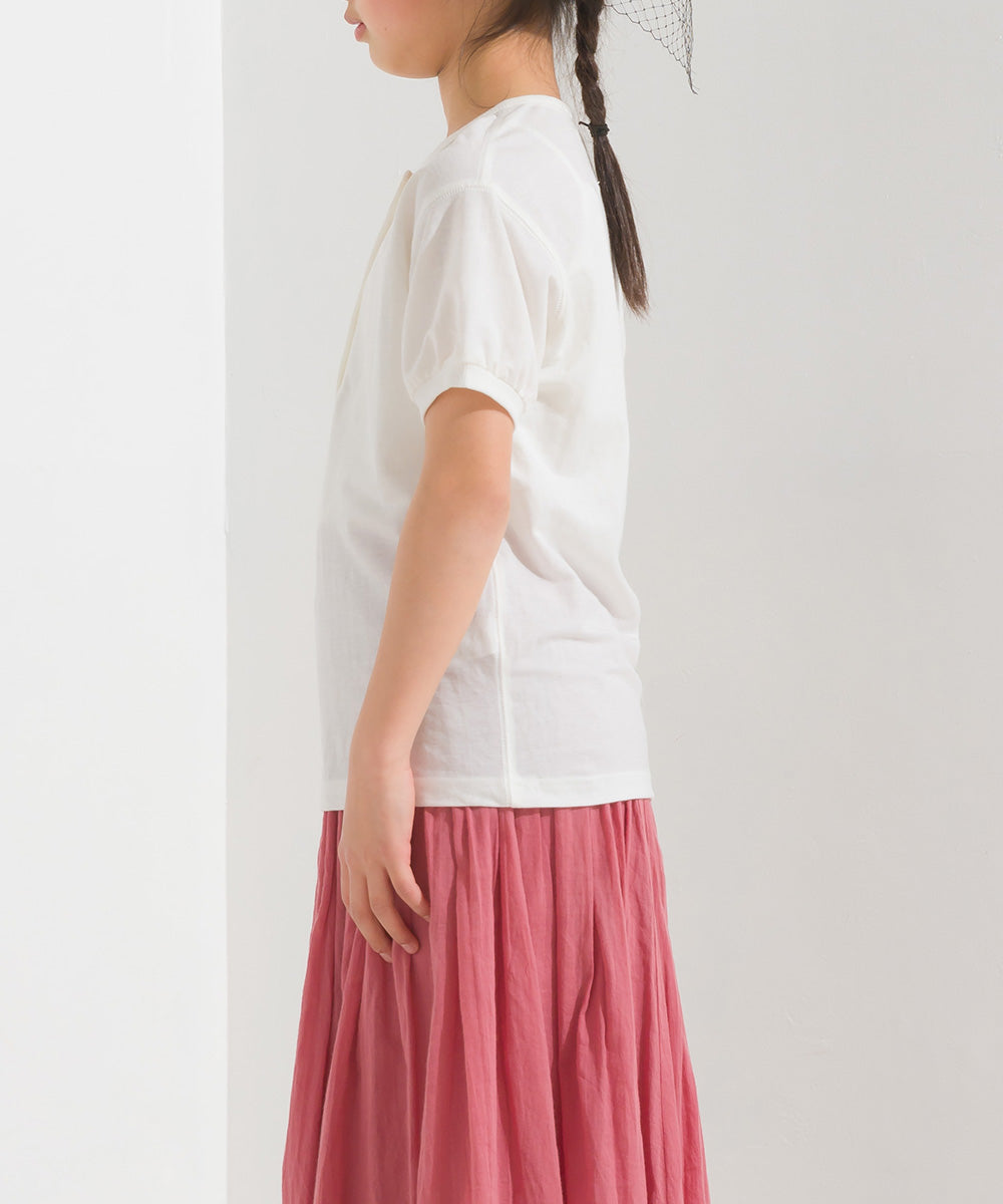 【OMNES Another Edition】キッズ 接触冷感レーヨンナイロンヘンリーネックTシャツ【7121-5191】
