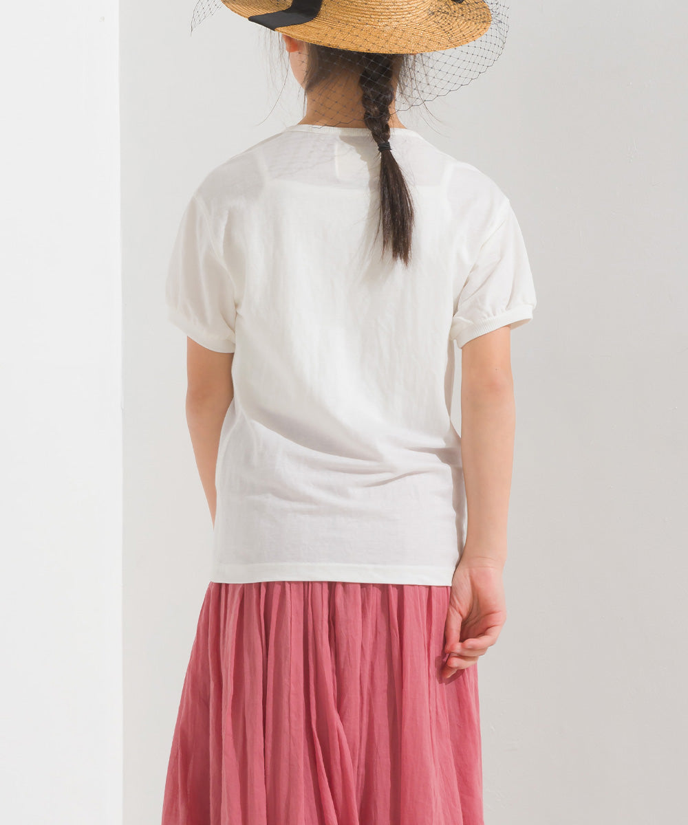 【OMNES Another Edition】キッズ 接触冷感レーヨンナイロンヘンリーネックTシャツ【7121-5191】