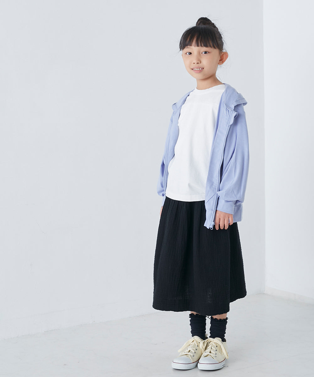 【OMNES】キッズ UVカット&ドライ加工 ジップパーカー【7122-5246】