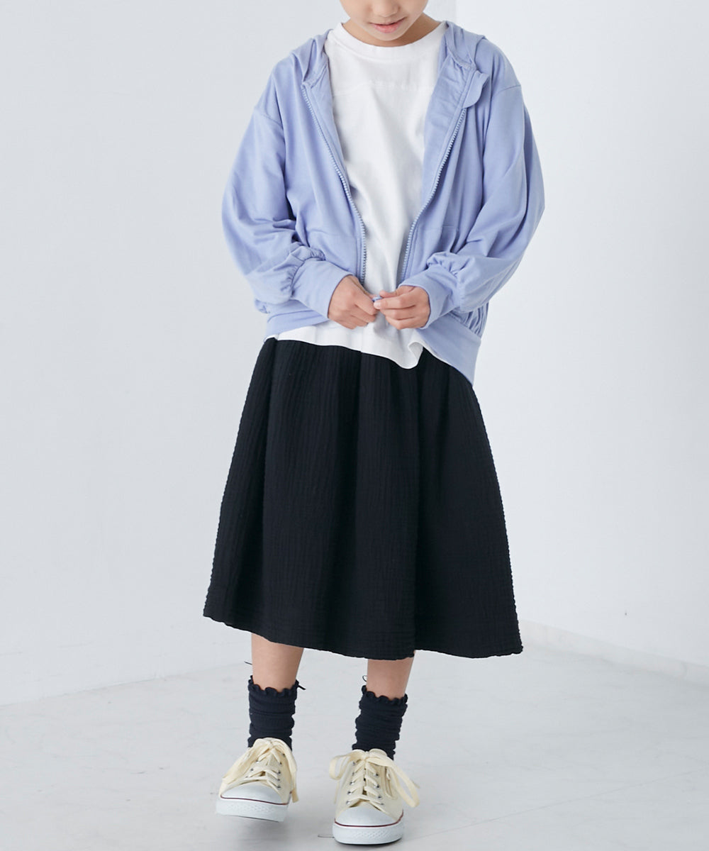 【OMNES】キッズ UVカット&ドライ加工 ジップパーカー【7122-5246】