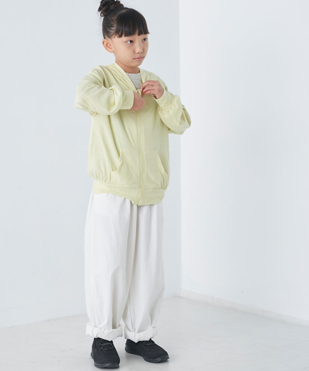 【OMNES】キッズ UVカット&ドライ加工 ジップパーカー【7122-5246】