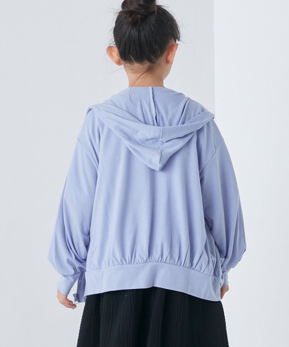 【OMNES】キッズ UVカット&ドライ加工 ジップパーカー【7122-5246】