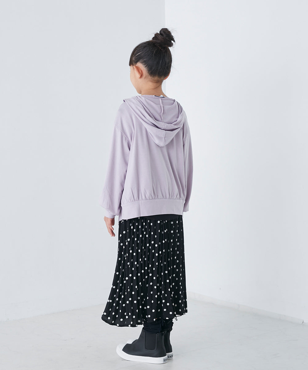 【OMNES】キッズ UVカット&ドライ加工 ジップパーカー【7122-5246】