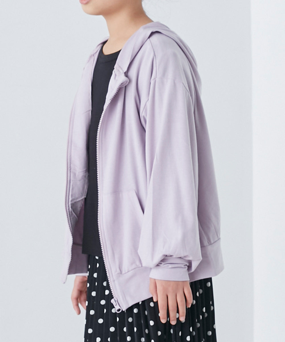 【OMNES】キッズ UVカット&ドライ加工 ジップパーカー【7122-5246】
