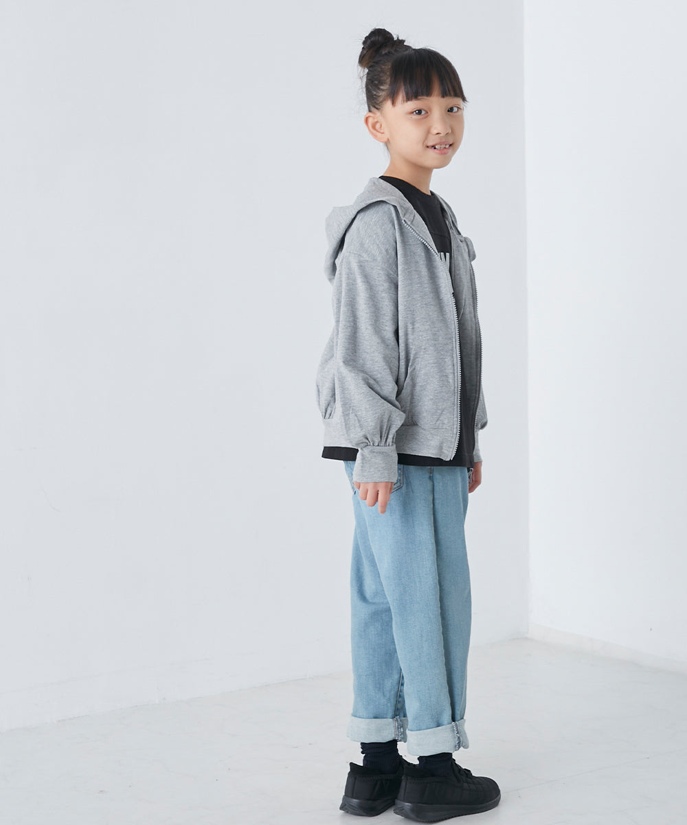 【OMNES】キッズ UVカット&ドライ加工 ジップパーカー【7122-5246】