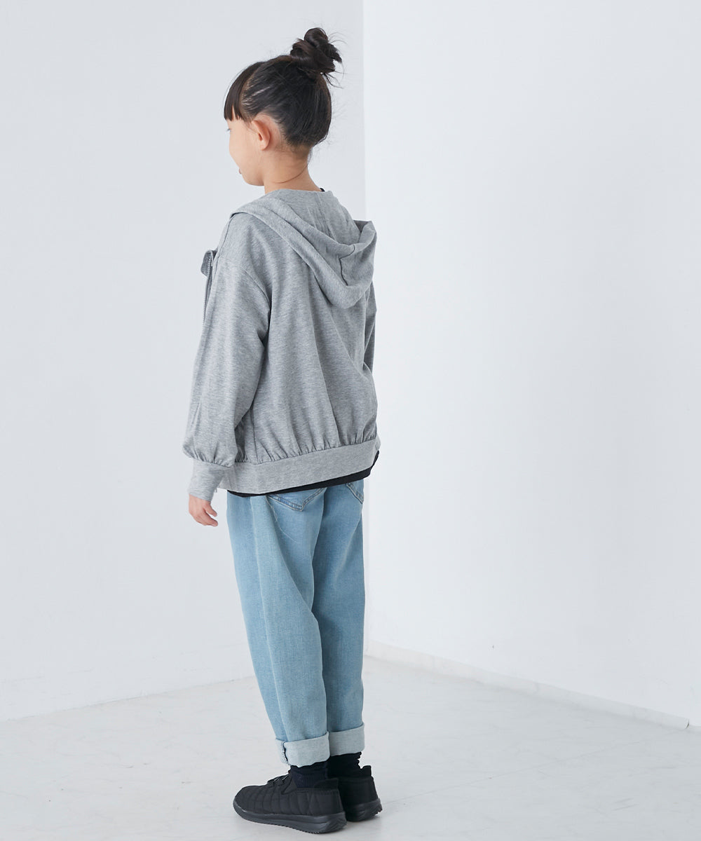 【OMNES】キッズ UVカット&ドライ加工 ジップパーカー【7122-5246】