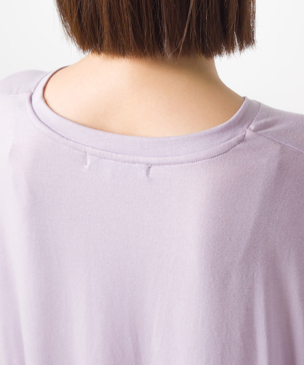 【OMNES】UVカット&ドライ加工裾ラウンドヘム半袖チュニック【7122-5247】