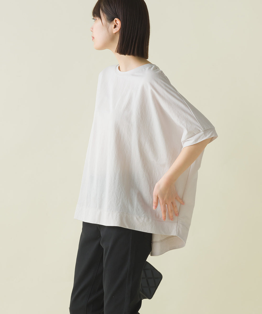【OMNES】接触冷感レーヨンナイロンBIGシルエットプルオーバー 半袖 Tシャツ【7122-5278】