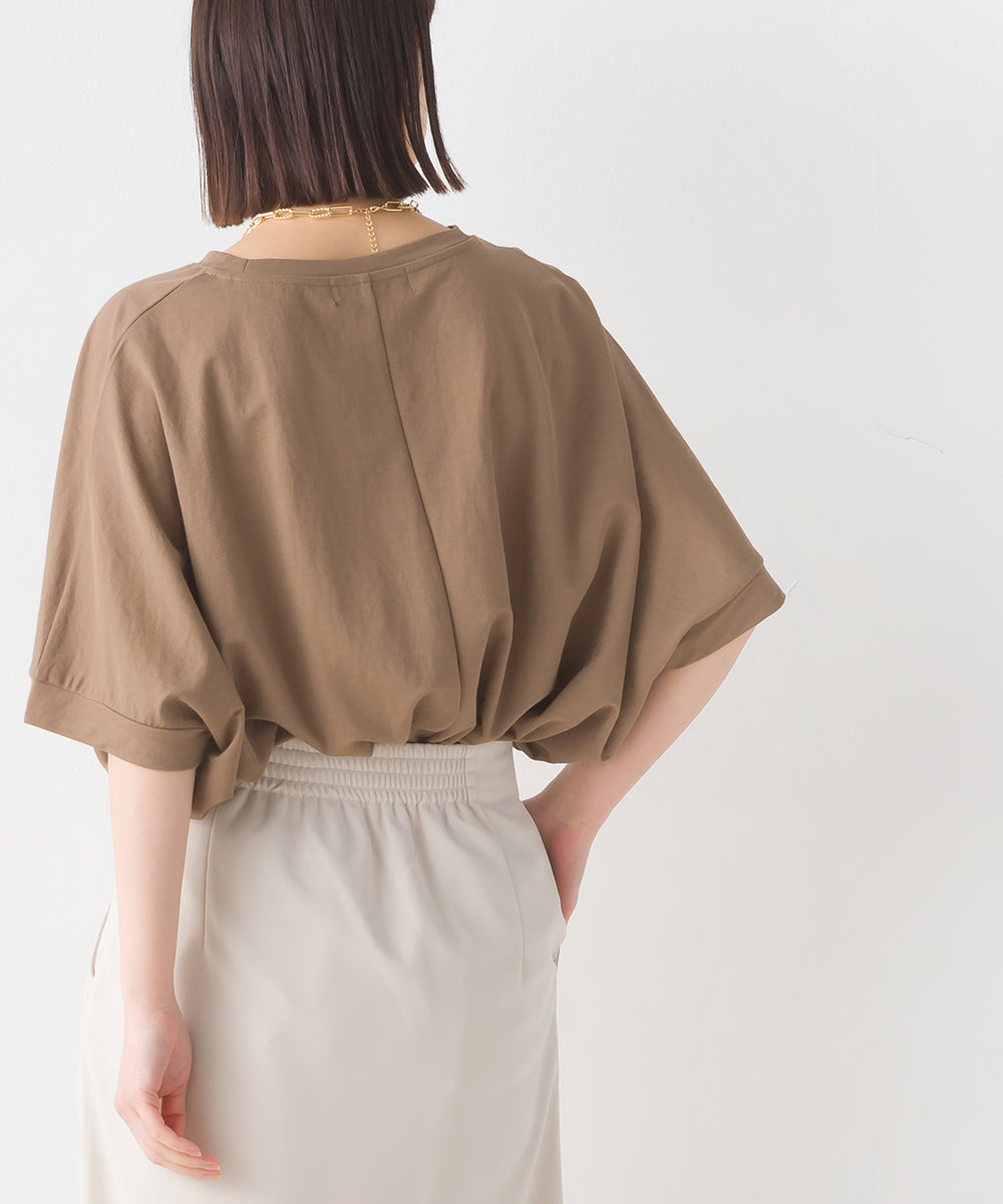 【OMNES】接触冷感レーヨンナイロンBIGシルエットプルオーバー 半袖 Tシャツ【7122-5278】