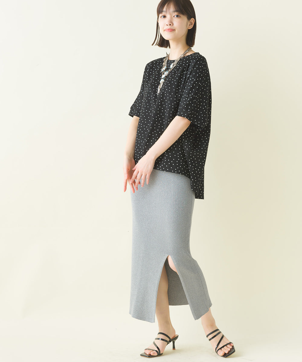【OMNES】接触冷感レーヨンナイロンBIGシルエットプルオーバー 半袖 Tシャツ【7122-5278】