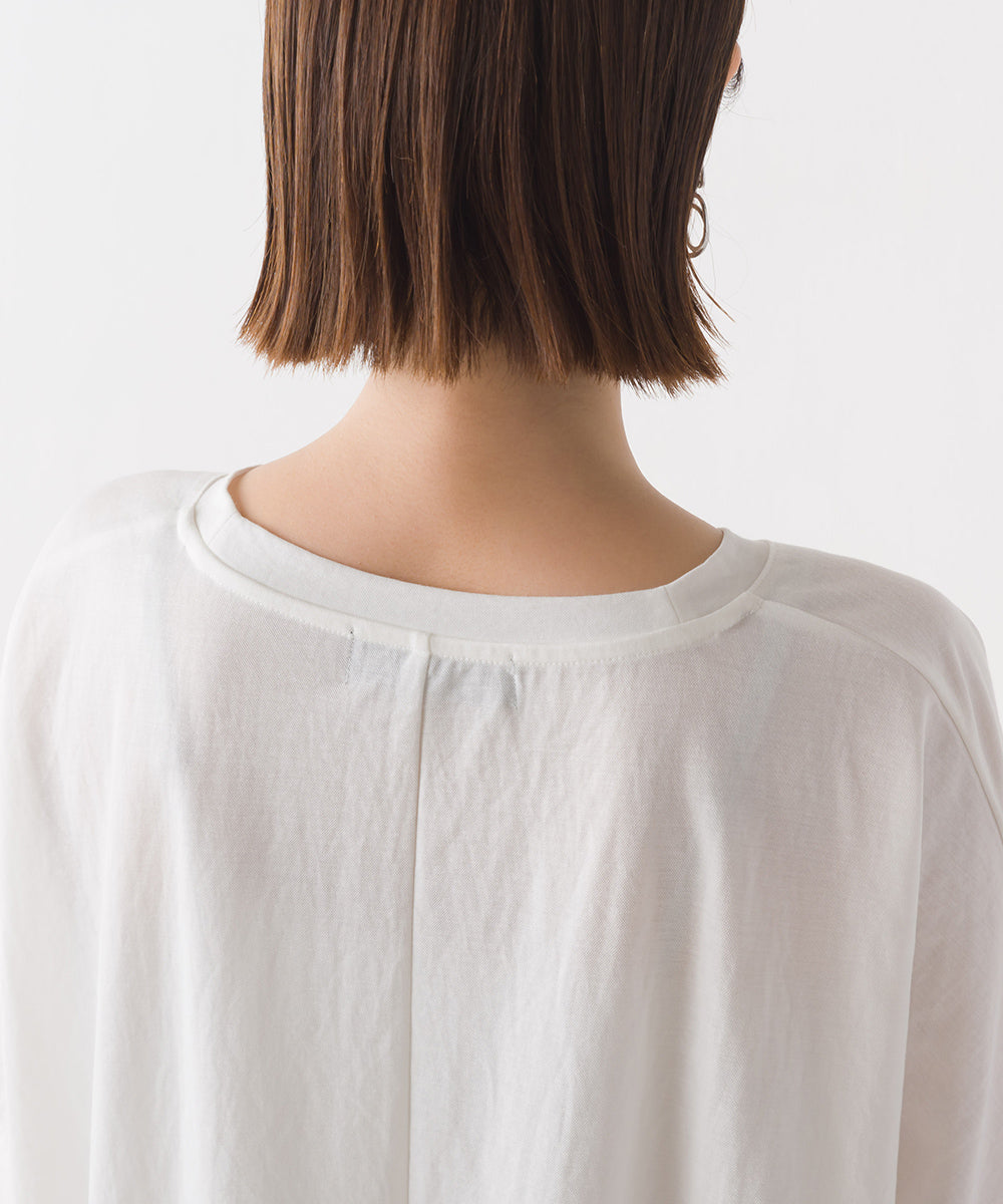 【OMNES】接触冷感レーヨンナイロンBIGシルエットプルオーバー 半袖 Tシャツ【7122-5278】