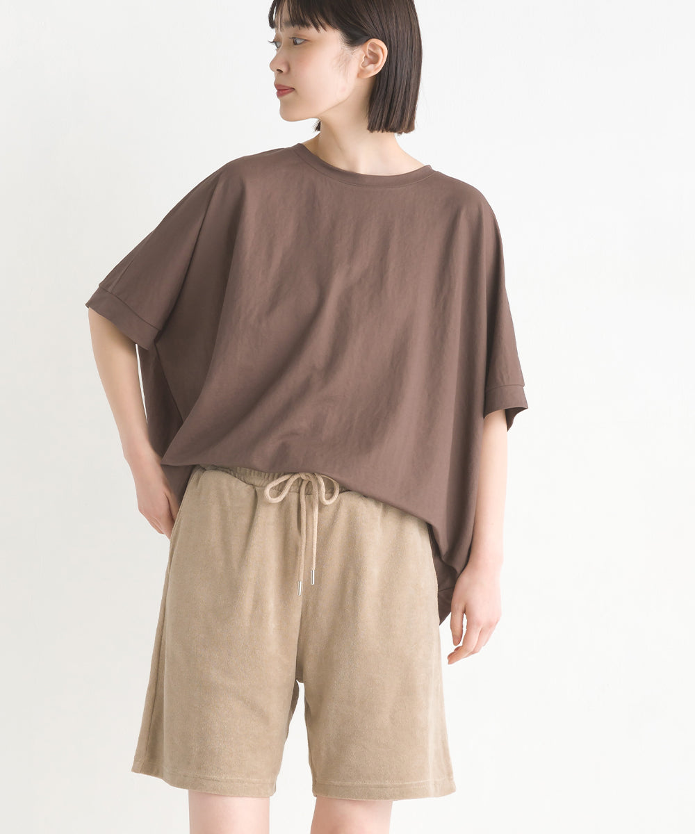 【OMNES】接触冷感レーヨンナイロンBIGシルエットプルオーバー 半袖 Tシャツ【7122-5278】