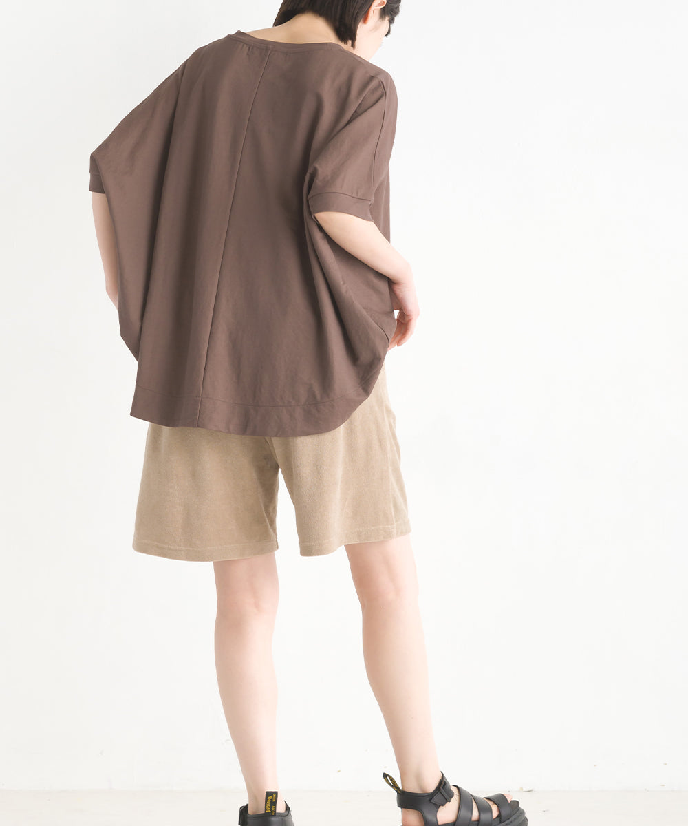 【OMNES】接触冷感レーヨンナイロンBIGシルエットプルオーバー 半袖 Tシャツ【7122-5278】