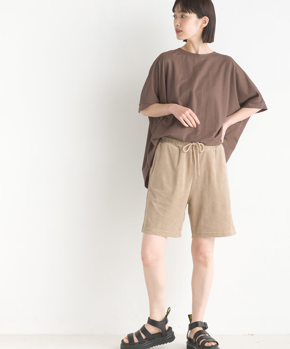 【OMNES】接触冷感レーヨンナイロンBIGシルエットプルオーバー 半袖 Tシャツ【7122-5278】