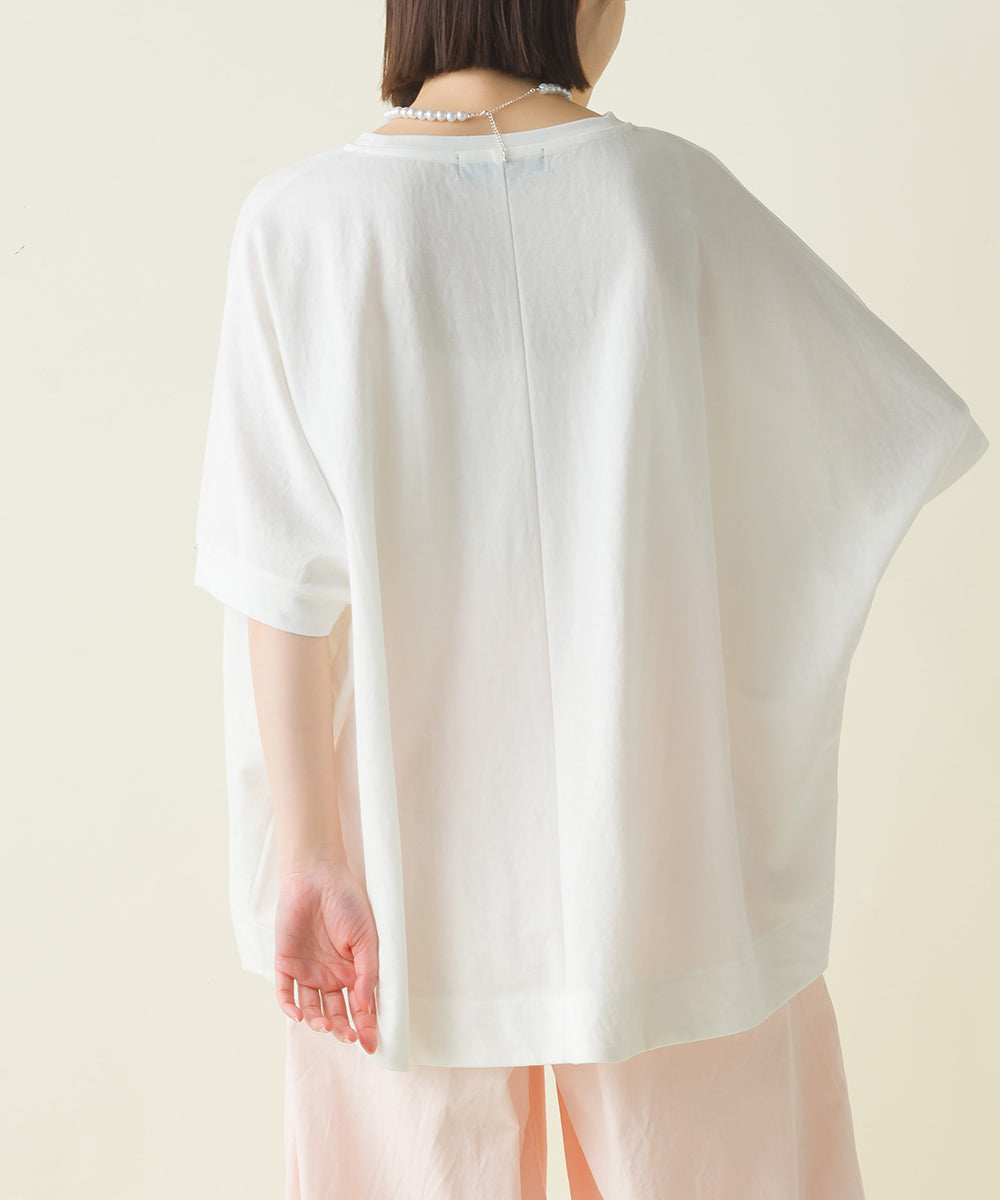 【OMNES】接触冷感レーヨンナイロンBIGシルエットプルオーバー 半袖 Tシャツ【7122-5278】