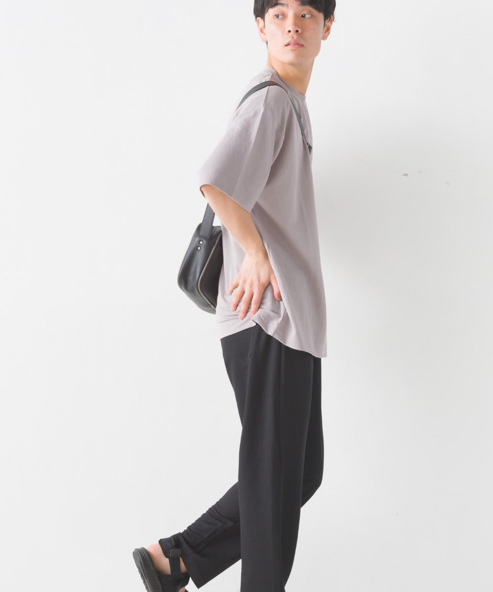 【OMNES】メンズ 接触冷感レーヨンナイロンサイドポケットTシャツ【7122-5280】