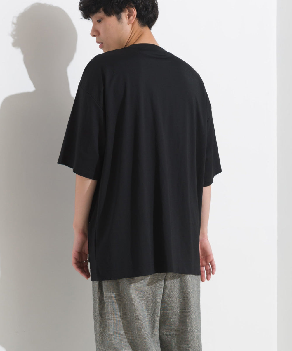 【OMNES】メンズ 接触冷感レーヨンナイロンサイドポケットTシャツ【7122-5280】