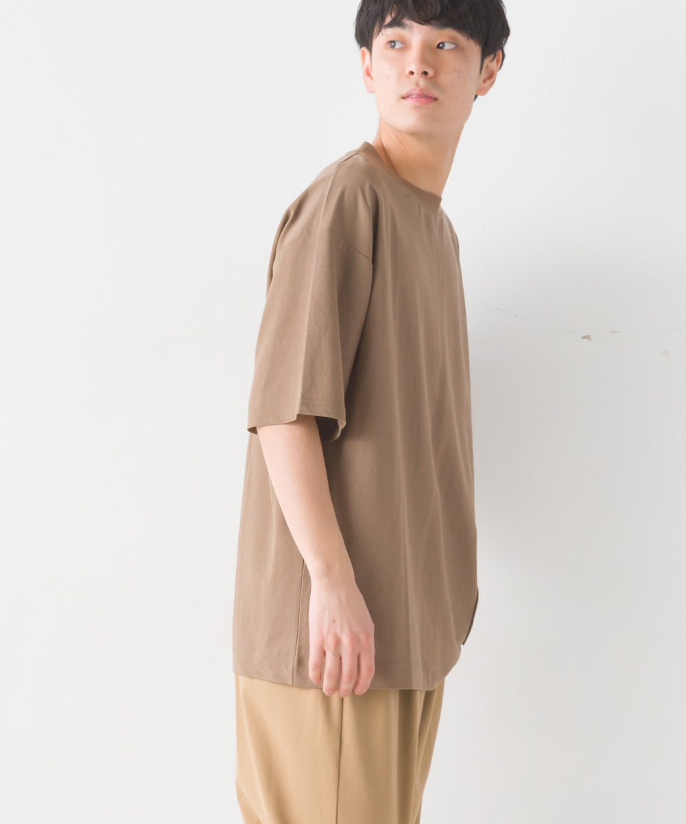 【OMNES】メンズ 接触冷感レーヨンナイロンサイドポケットTシャツ【7122-5280】